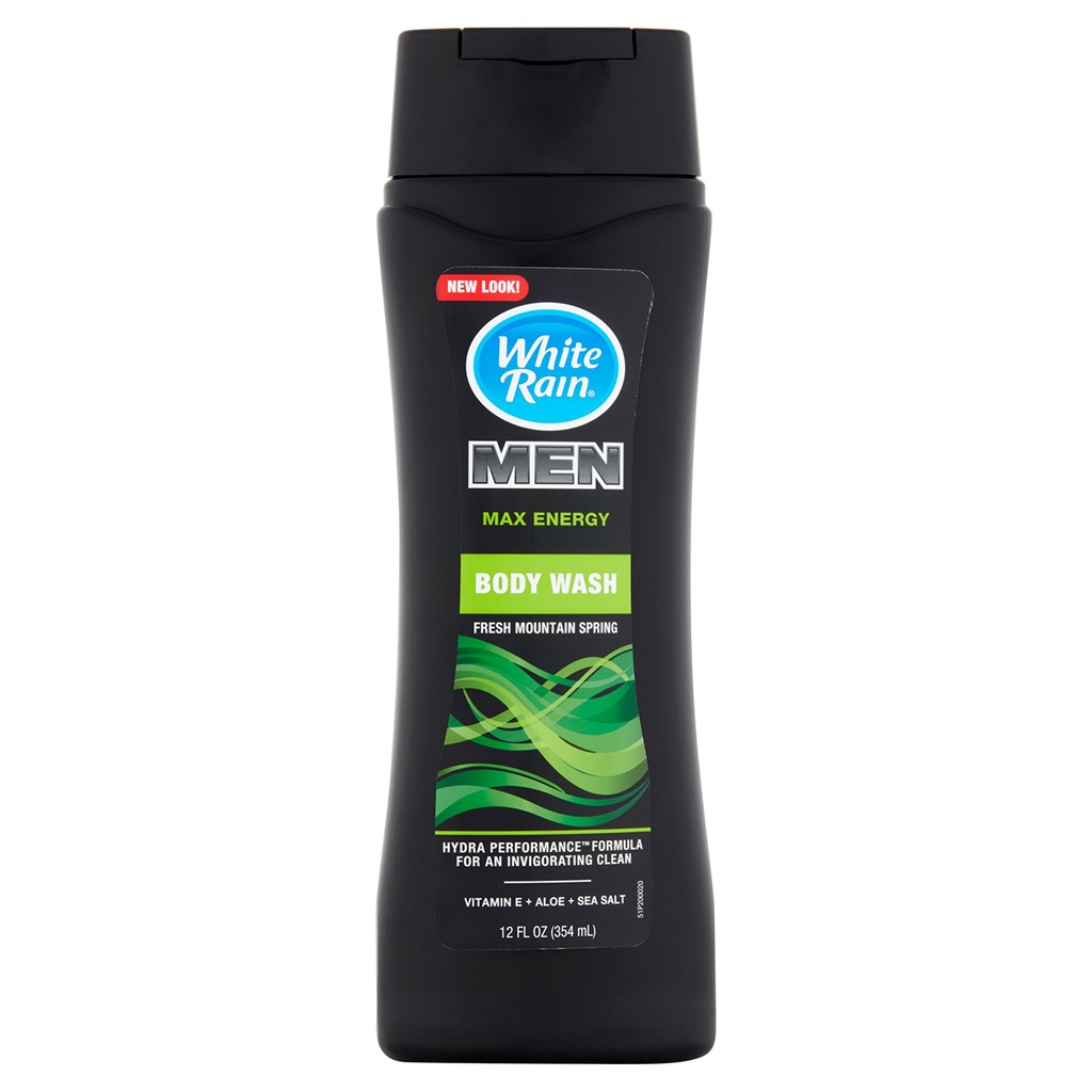 WHITE RAIN BODY WASH 12 OZ MEN FRESH MOUNTAIN SPRING