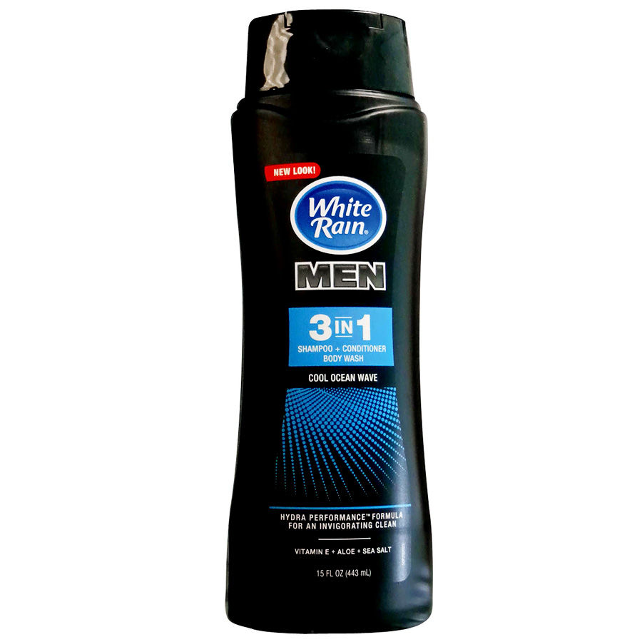 WHITE RAIN SHAMPOO 3 IN 1 15 OZ COOL OCEAN WAVE