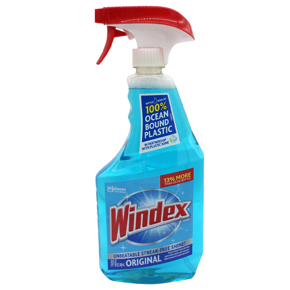WINDEX GLASS CLEANER 26 OZ TRIGGER BLUE