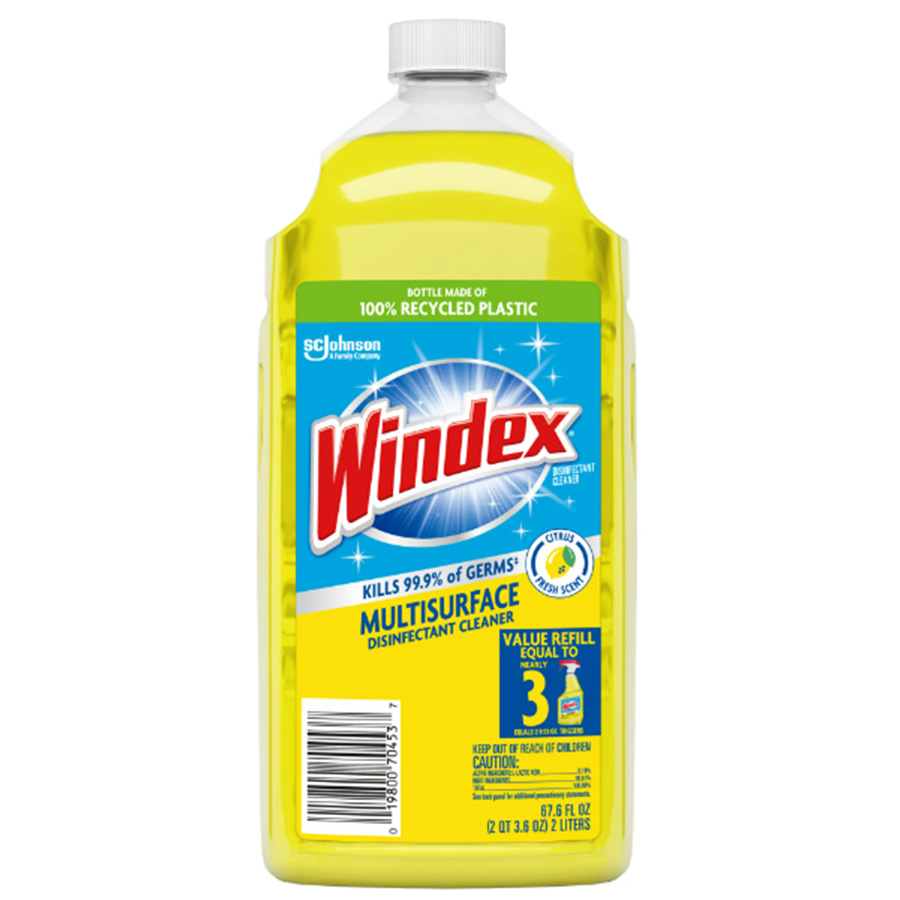WINDEX MULTI SURFACE CLEANER 67.7 OZ / 2 L REFILL
