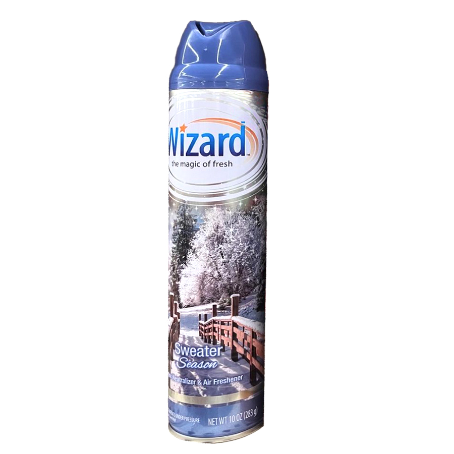 WIZARD AIR FRESHENER 10 OZ SWEATER SEASON