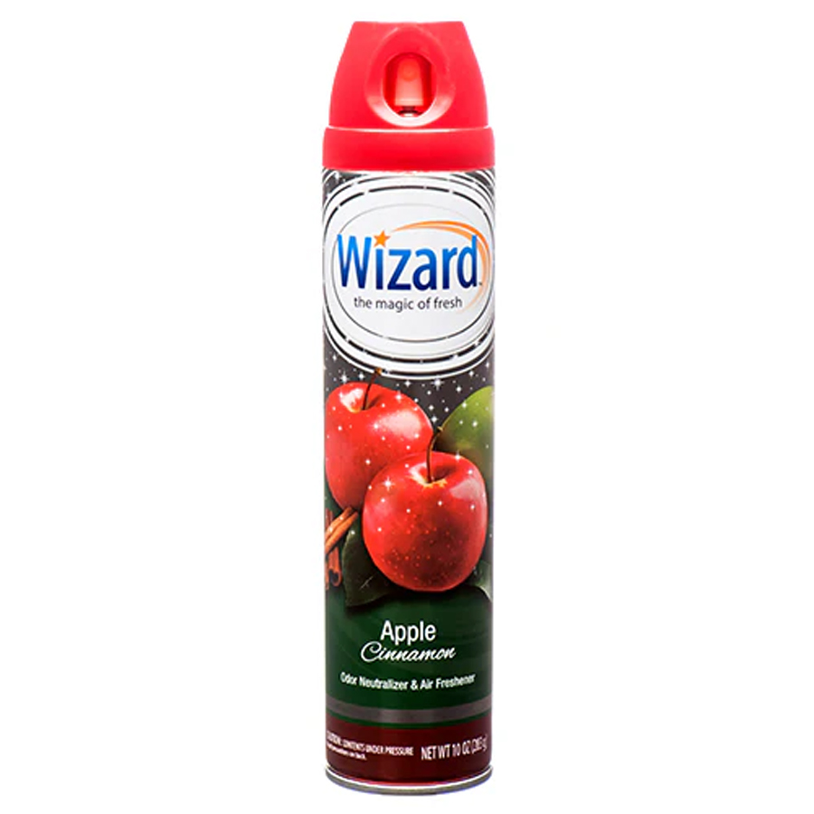 WIZARD AIR FRESHNER 10 OZ APPLE CINNAMON