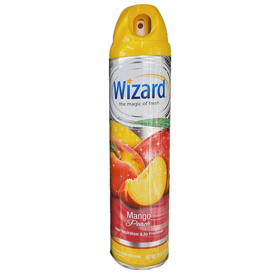 WIZARD AIR FRESHNER 10 OZ MANGO PEACH