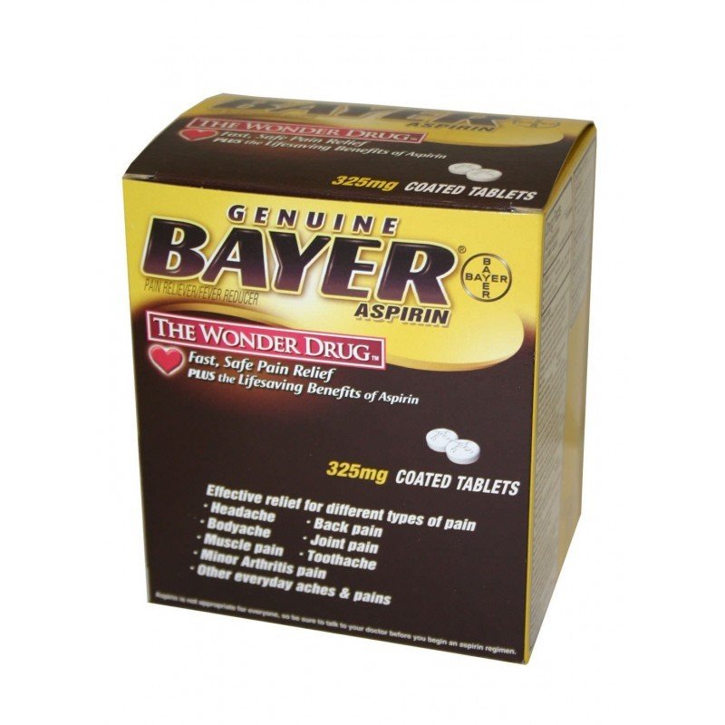 BAYER TABLET 2 CT BOX