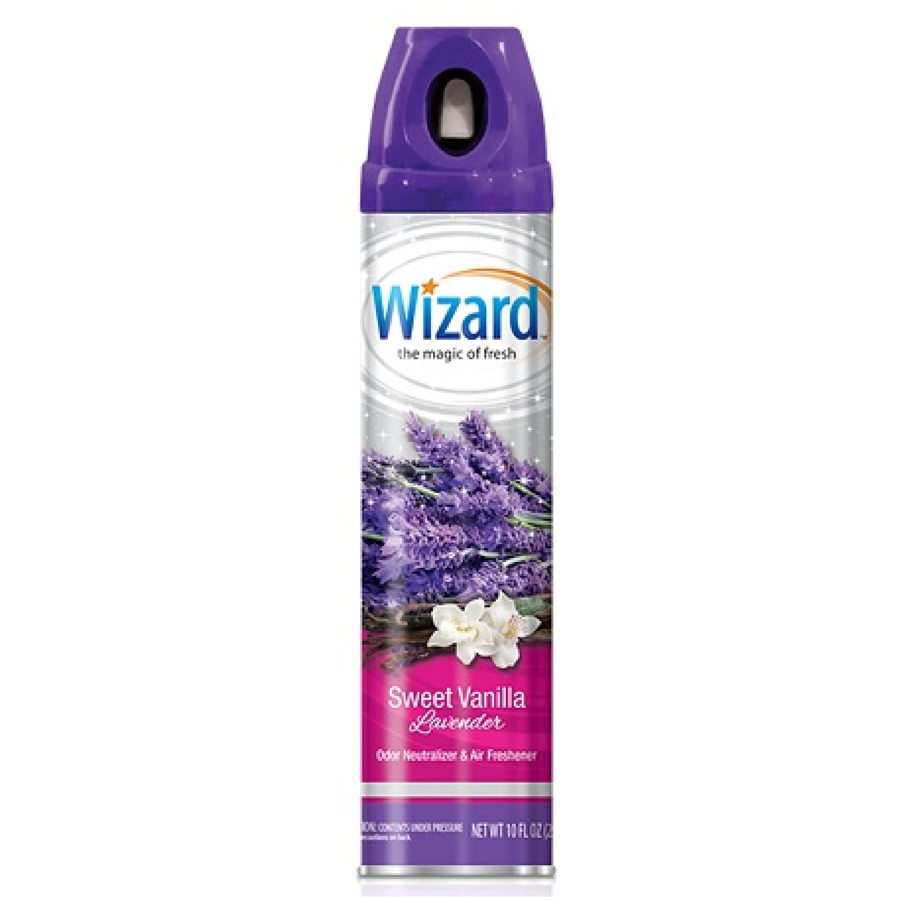WIZARD AIR FRESHNER 10 OZ SWEET VANILLA LAVENDER