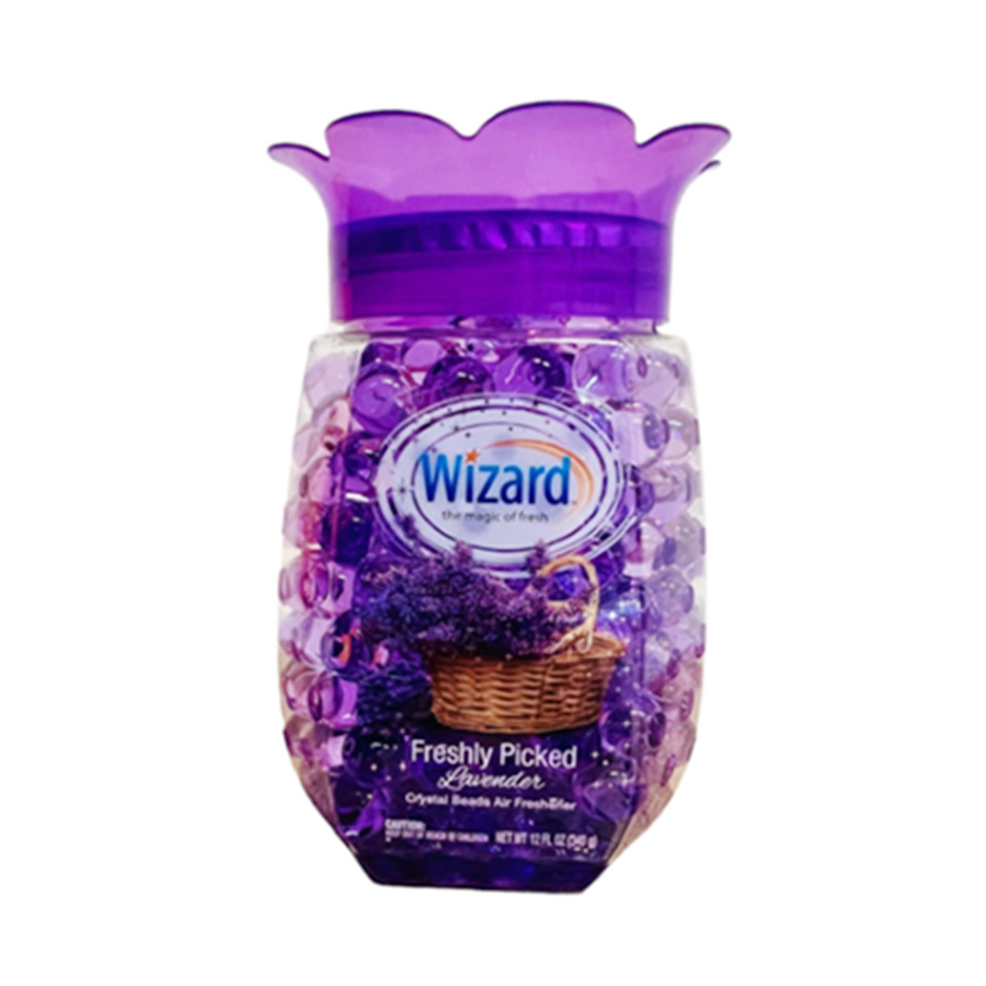 WIZARD CRYSTAL BEADS AIR FRESHNER 12 OZ FRESHLY PICKED LAVENDER