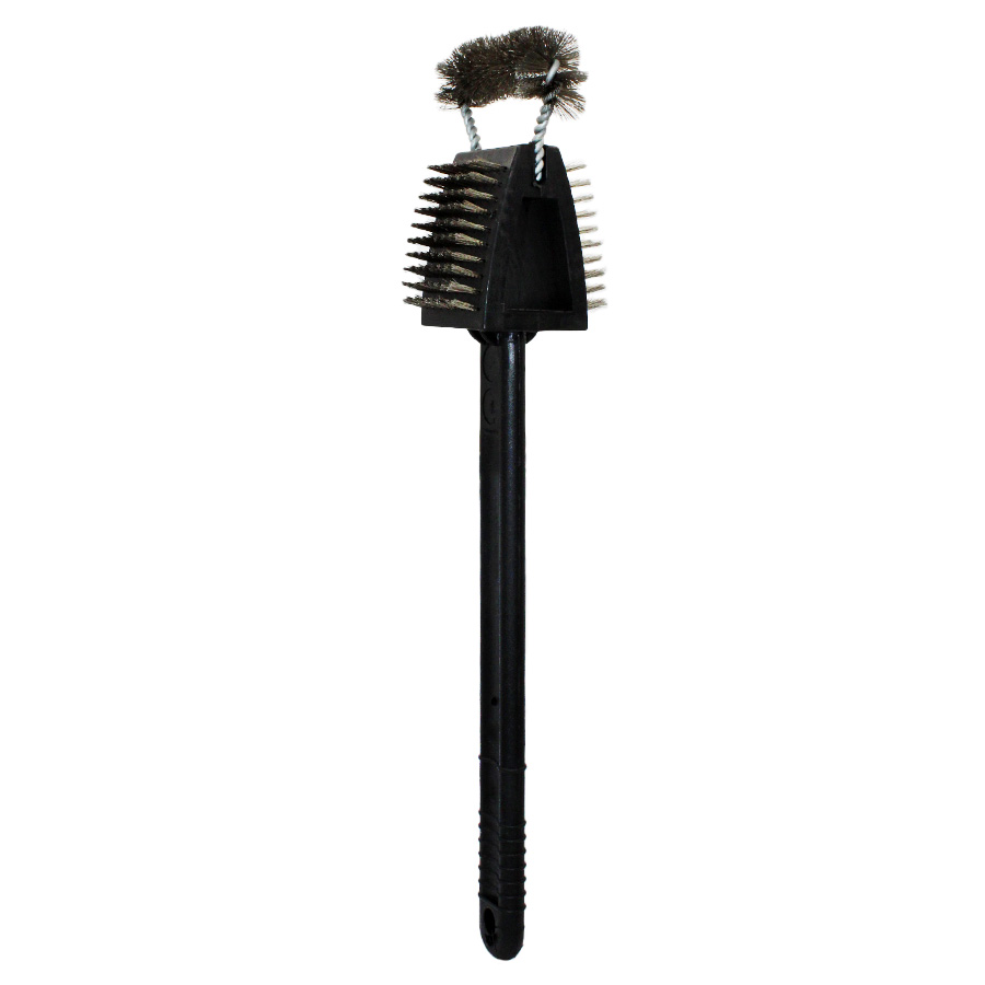 BBQ WIRE BRUSH 16 IN OVERSIZE TRPLE ACTION