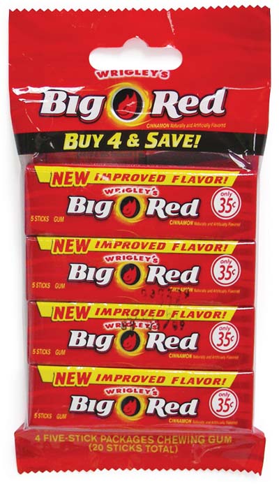 WRIGLEY'S GUM 15 STK BIG RED