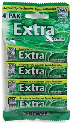 WRIGLEY'S GUM 15 STK SPEARMINT SUGARFREE