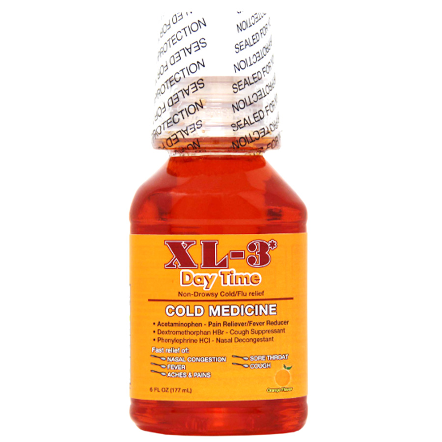 XL-3 COLD & FLU 6 OZ DAY TIME LIQUID