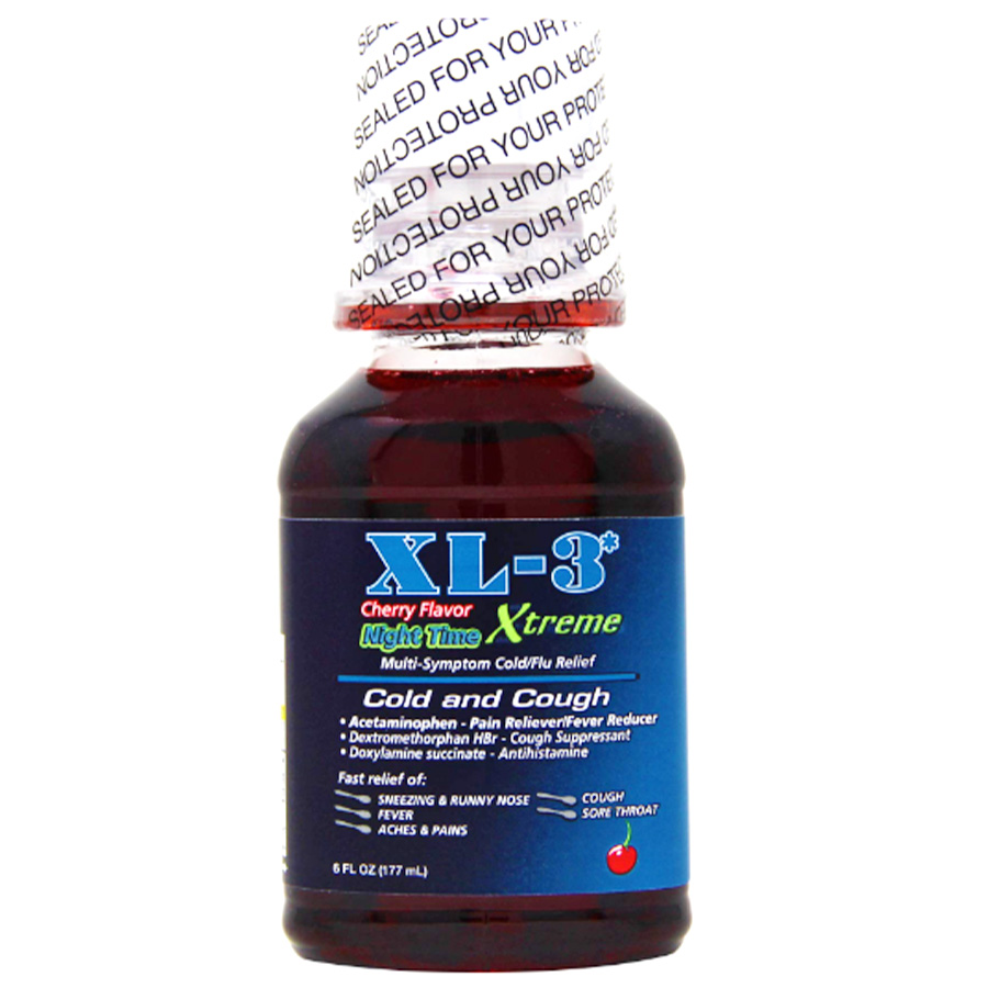 XL-3 COLD & FLU 6 OZ NIGHT TIME LIQUID