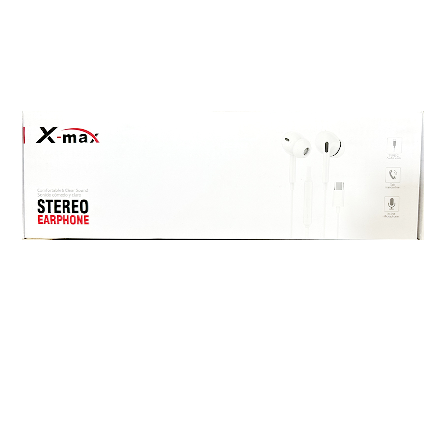 X-MAX EARPHONE 1 CT TYPE C X-HF02