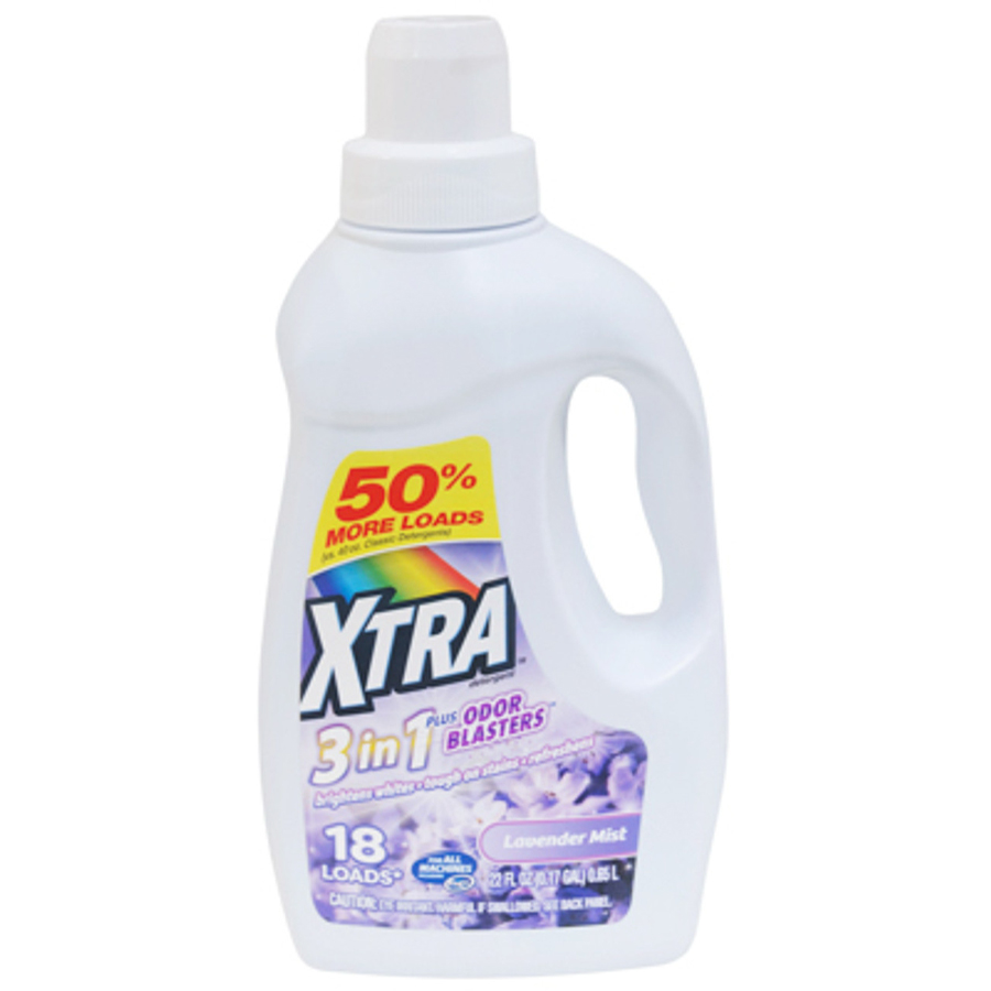 XTRA LAUNDRY DETERGENT 22 OZ 3-in-1 LAVENDER MIST