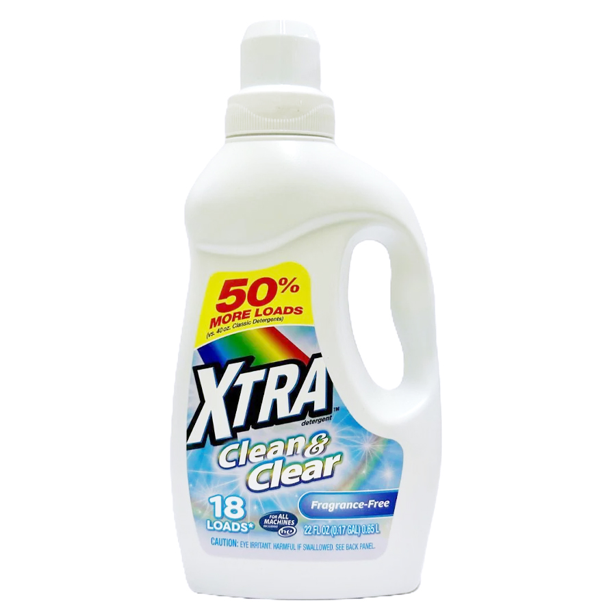 XTRA LAUNDRY DETERGENT 22 OZ FRAGRANCE FREE
