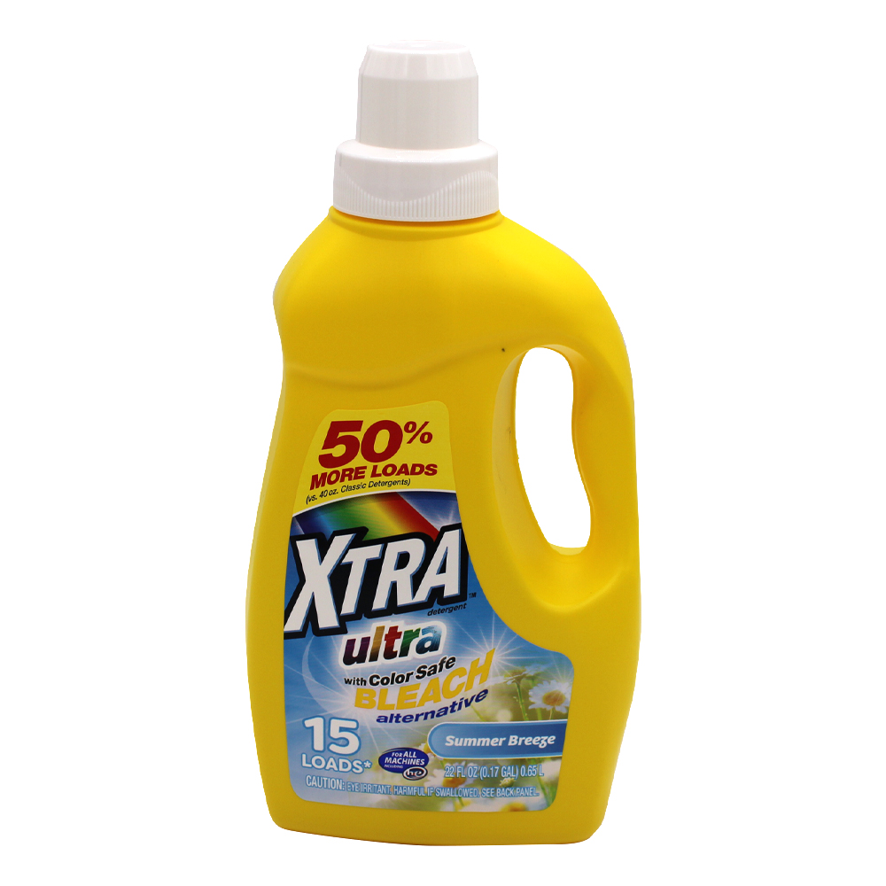 XTRA LAUNDRY DETERGENT 22 OZ SUMMER BREEZE WITH BLEACH