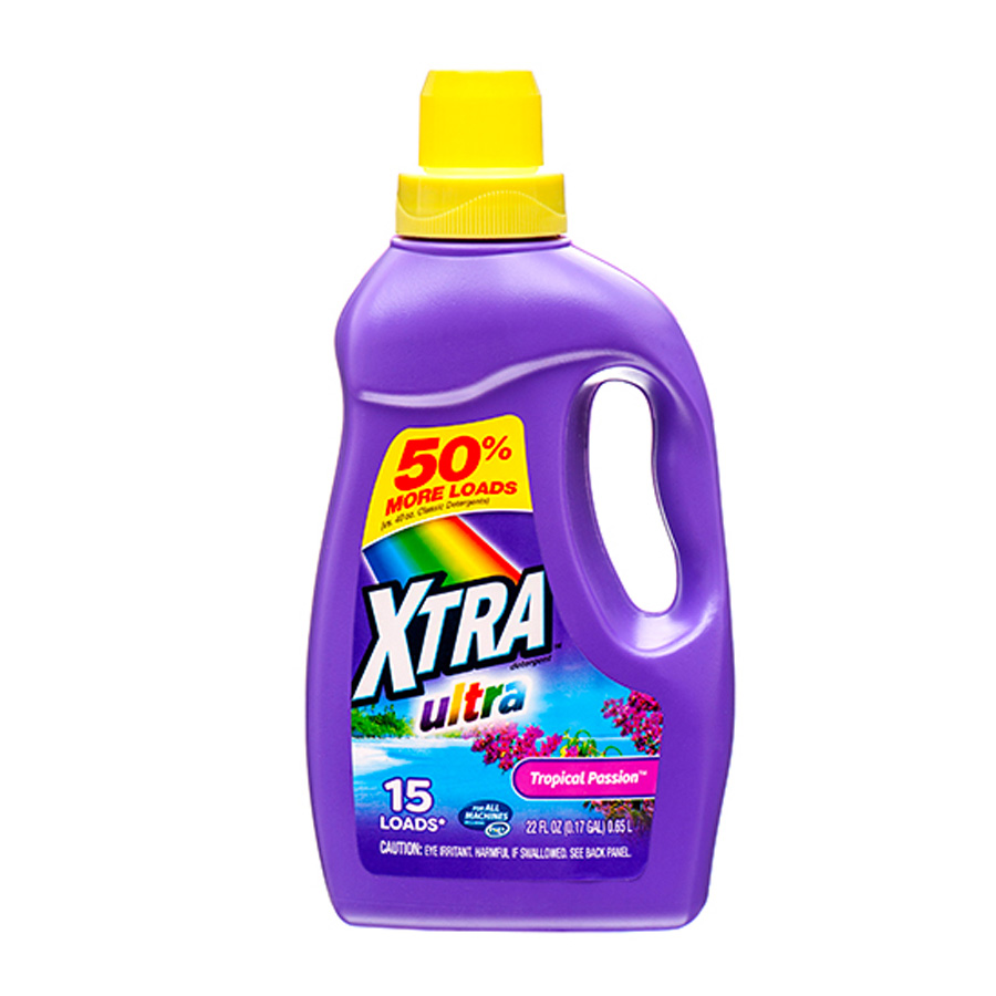 XTRA LIQUID DETERGENT 22 OZ ULTRA TROP PASSION