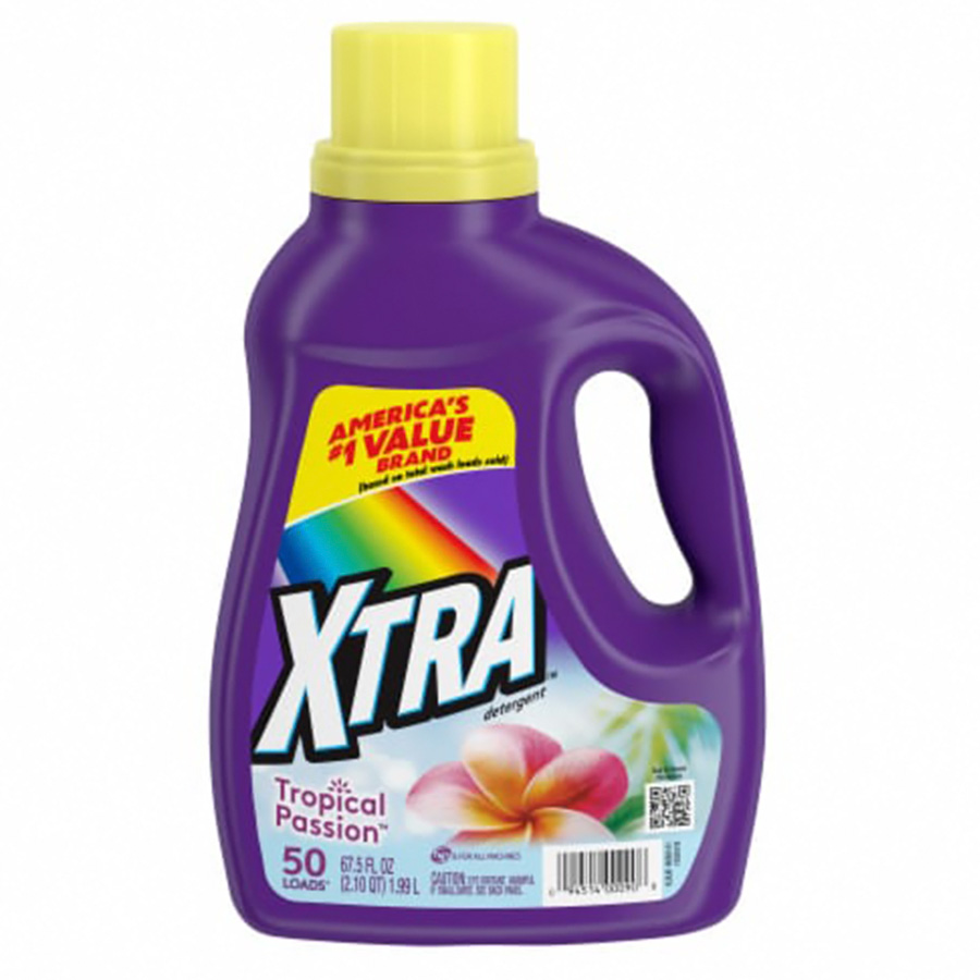 XTRA LIQUID DETERGENT 67.5 OZ TROPICAL PASSION