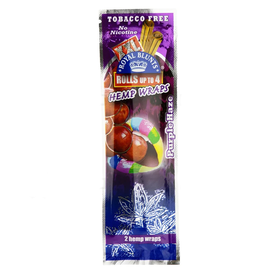 XXL HEMP CIGARETTES 1 CT WRAPS PURPLE HAZ
