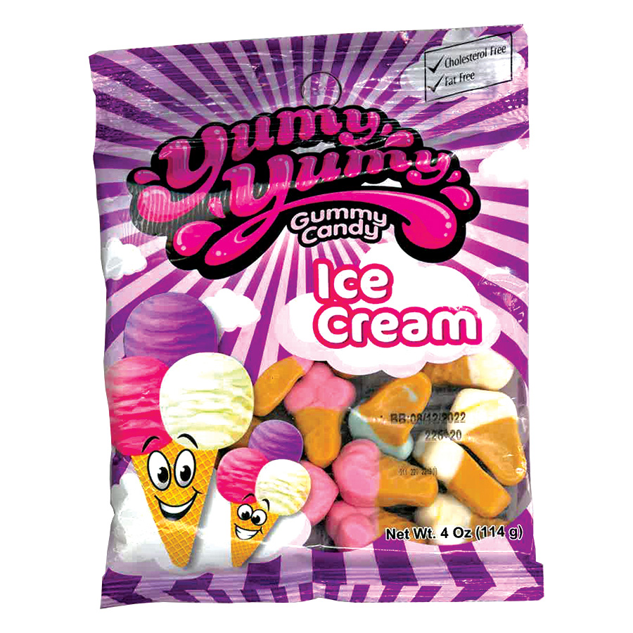 YUMY YUMY GUMMIES 4 OZ ICE CREAM