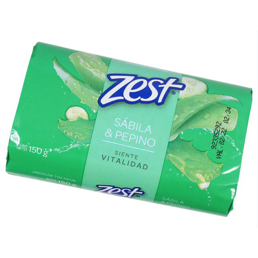 ZEST BAR SOAP 135 G CUCUMBER WITH ALOE