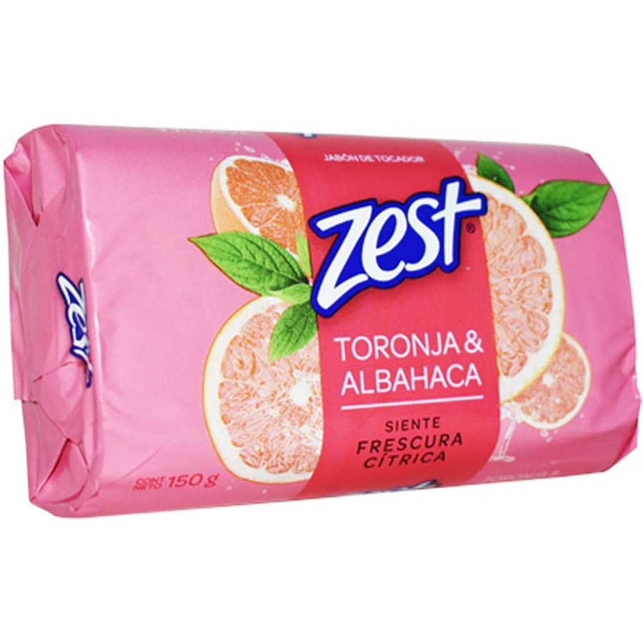 ZEST BAR SOAP 135 G TORONJA Y ALBAHACA