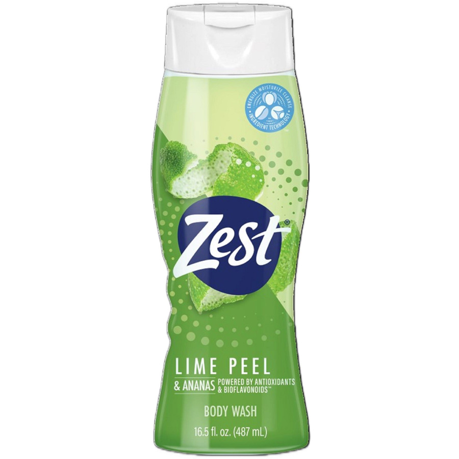 ZEST BODY WASH 16.5 OZ LIME PEEL