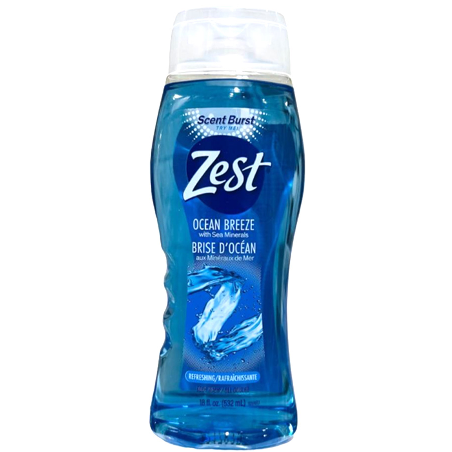 ZEST BODY WASH 18 OZ OCEAN BREEZE