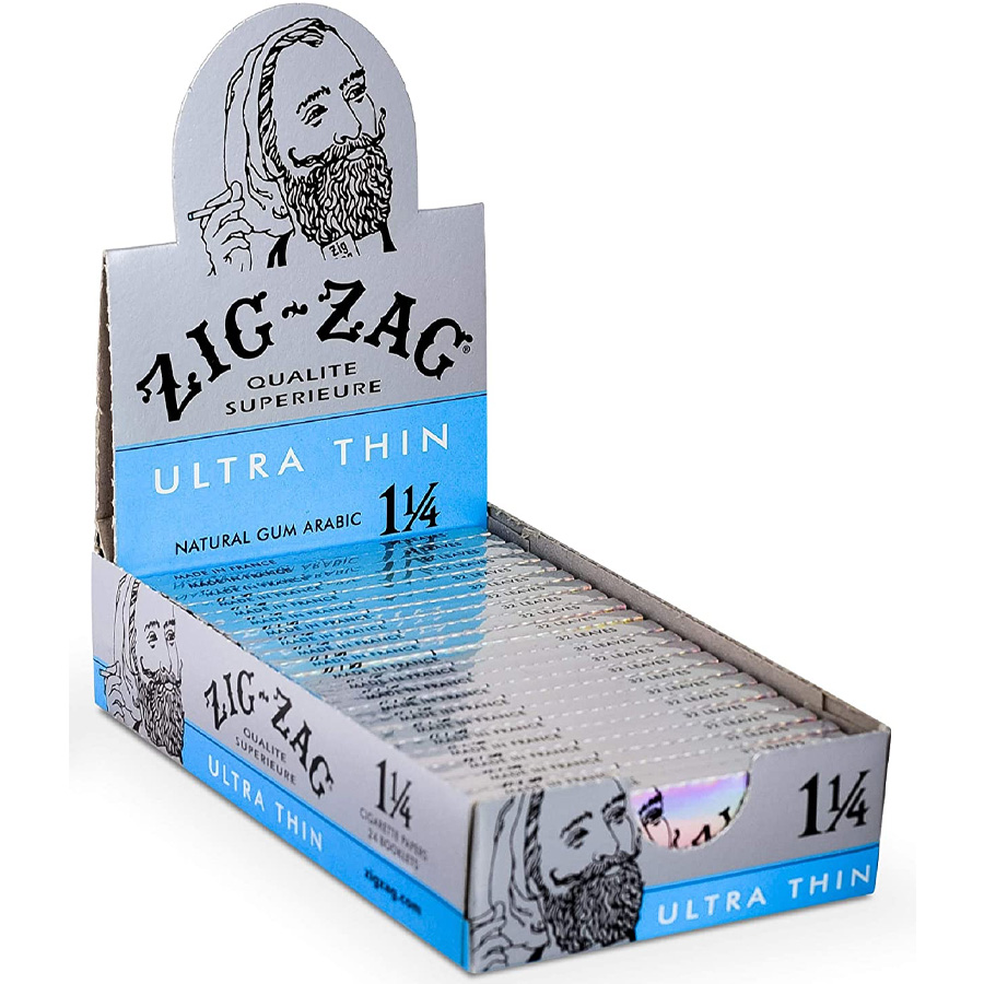 ZIG ZAG ROLLING PAPER 24 CT ULTRA THIN 1 1/4