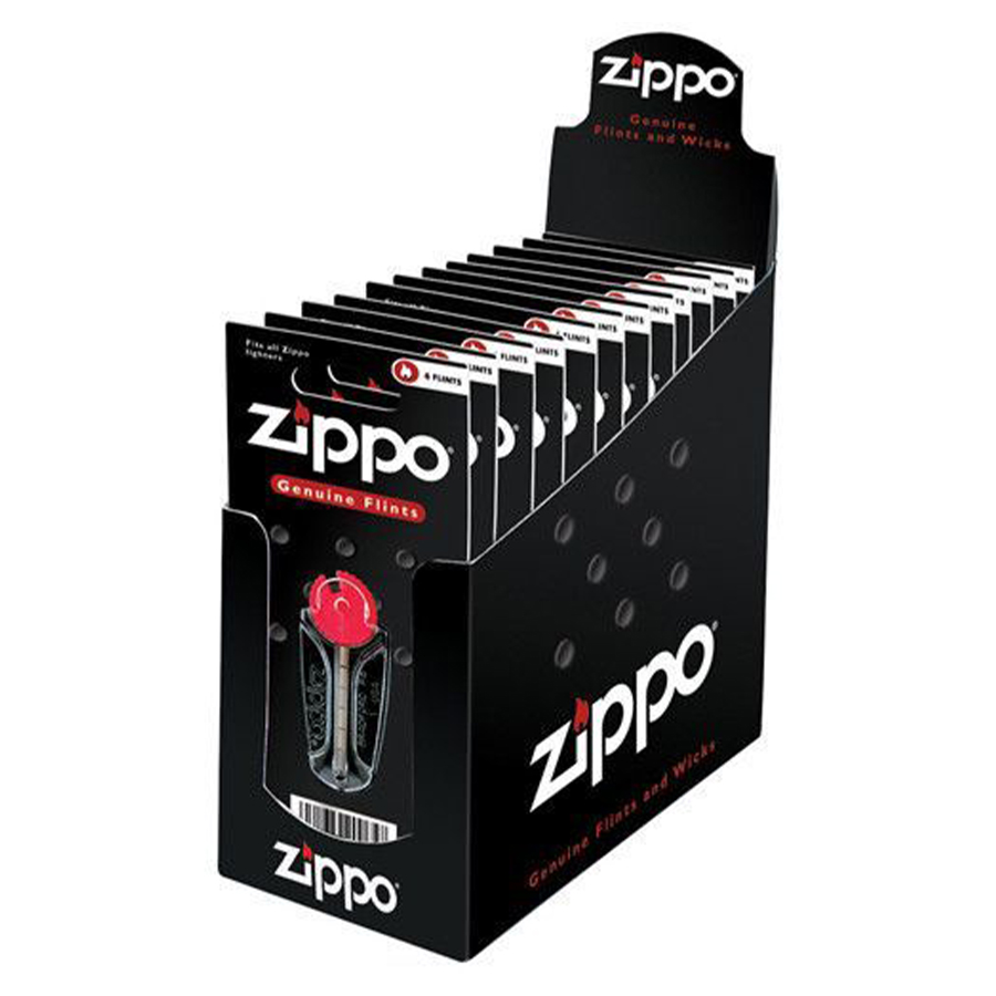 ZIPPO FLINTS 1 PK 6 FLINT DISPLAY CARD