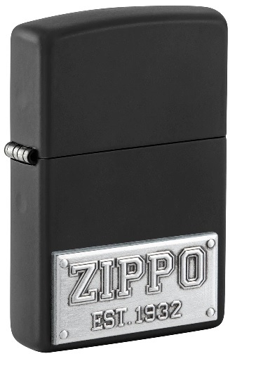 ZIPPO LIGHTER 1 CT 218 ZIPPO LICENSE PLATE EMBLEM 48689
