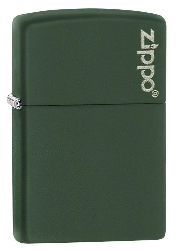 ZIPPO LIGHTER 1 PK GREEN MATTE COLOR IMAGE NO. 221ZL