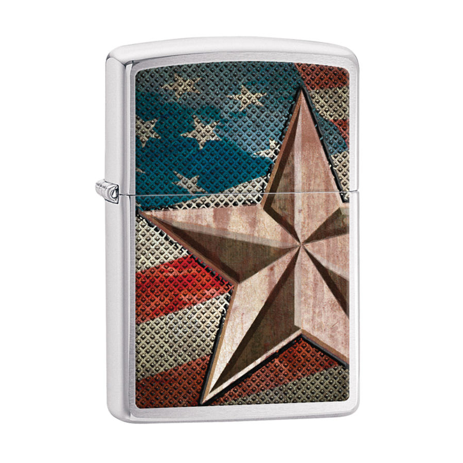 ZIPPO LIGHTER 1 PK RETRO STAR #28653