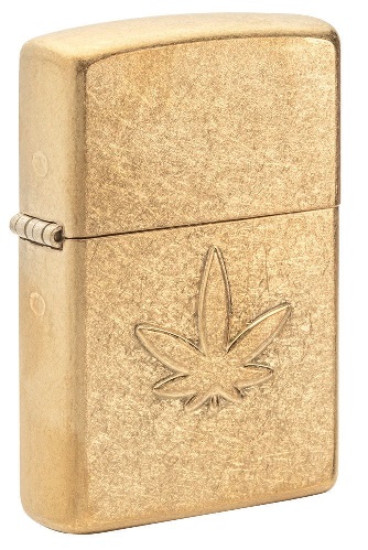 ZIPPO LIGHTER 1 PK STAMPED LEAF DESIGN 49477