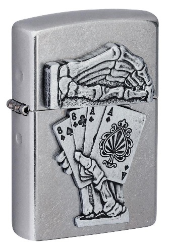 ZIPPO LIGHTER DEAD MANS EMBLEM NO. 207