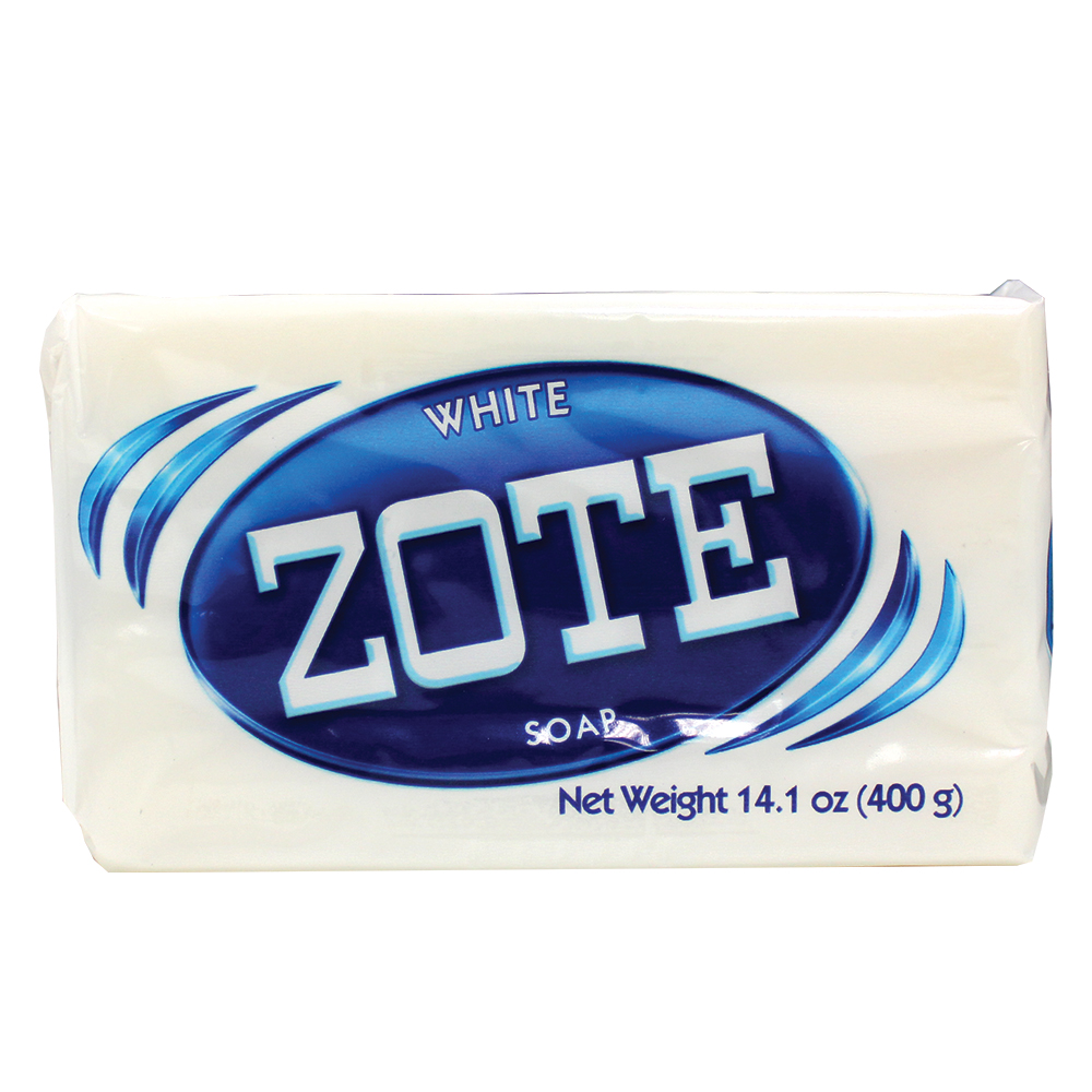 ZOTE LAUNDRY BAR SOAP 400 G / 14.11 OZ WHITE