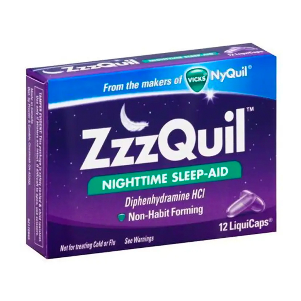 ZZZQUIL SLEEP AID 12 CT CAPS
