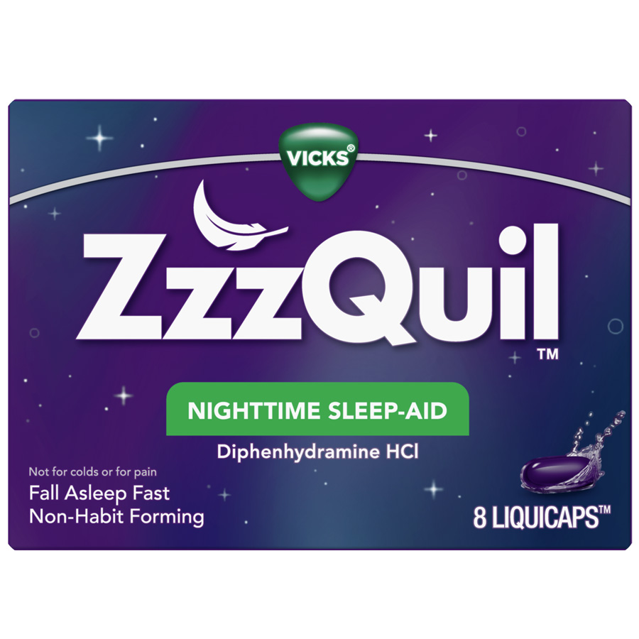 ZZZQUIL SLEEP AID 8 CT CAPS