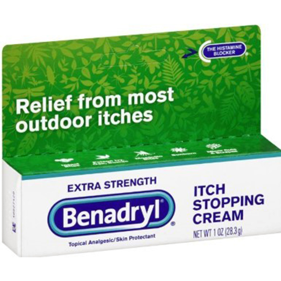 BENADRYL ITCH RELIEF 1 OZ TOPICAL CREAM