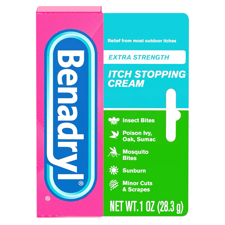 BENADRYL ITCH RELIEF 1 OZ TOPICAL CREAM EXTRA STRENGTH
