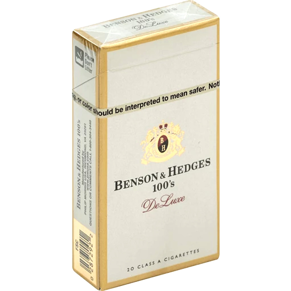 BENSON & HEDGES CIGARETTES 20 CT DELUXE