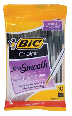BIC BALL POINT PEN 10 CT BLACK