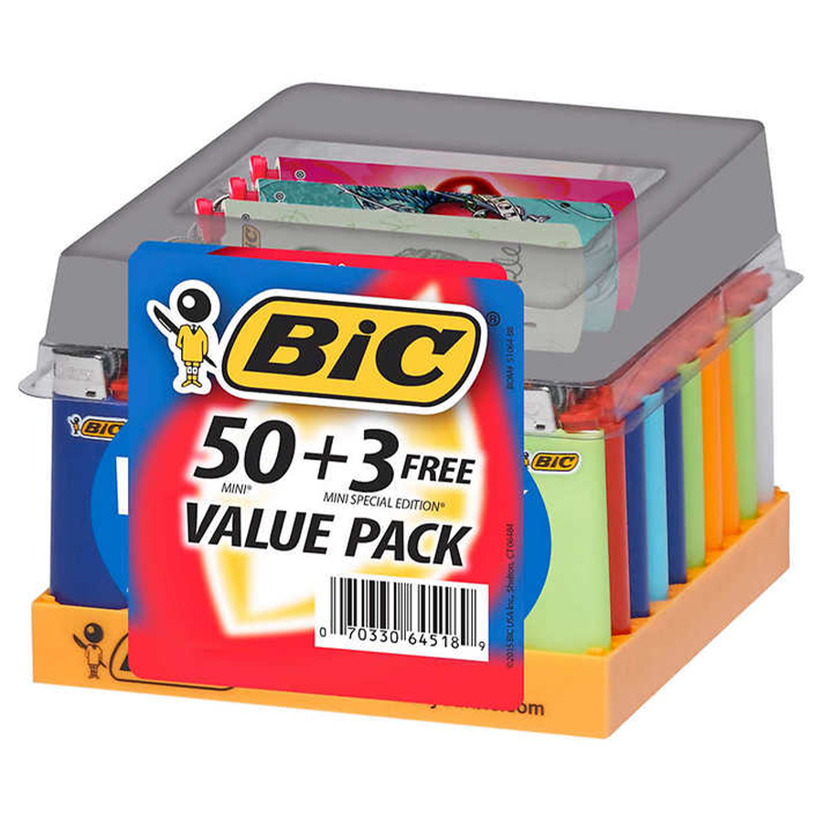 BIC DISPOSABLE LIGHTERS 1 CT MINI BONUS