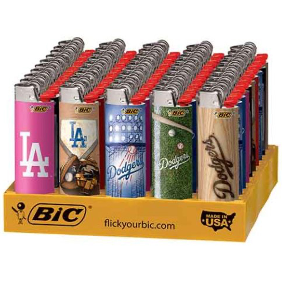BIC DISPOSABLE LIGHTERS 1 CT MLB DODGERS