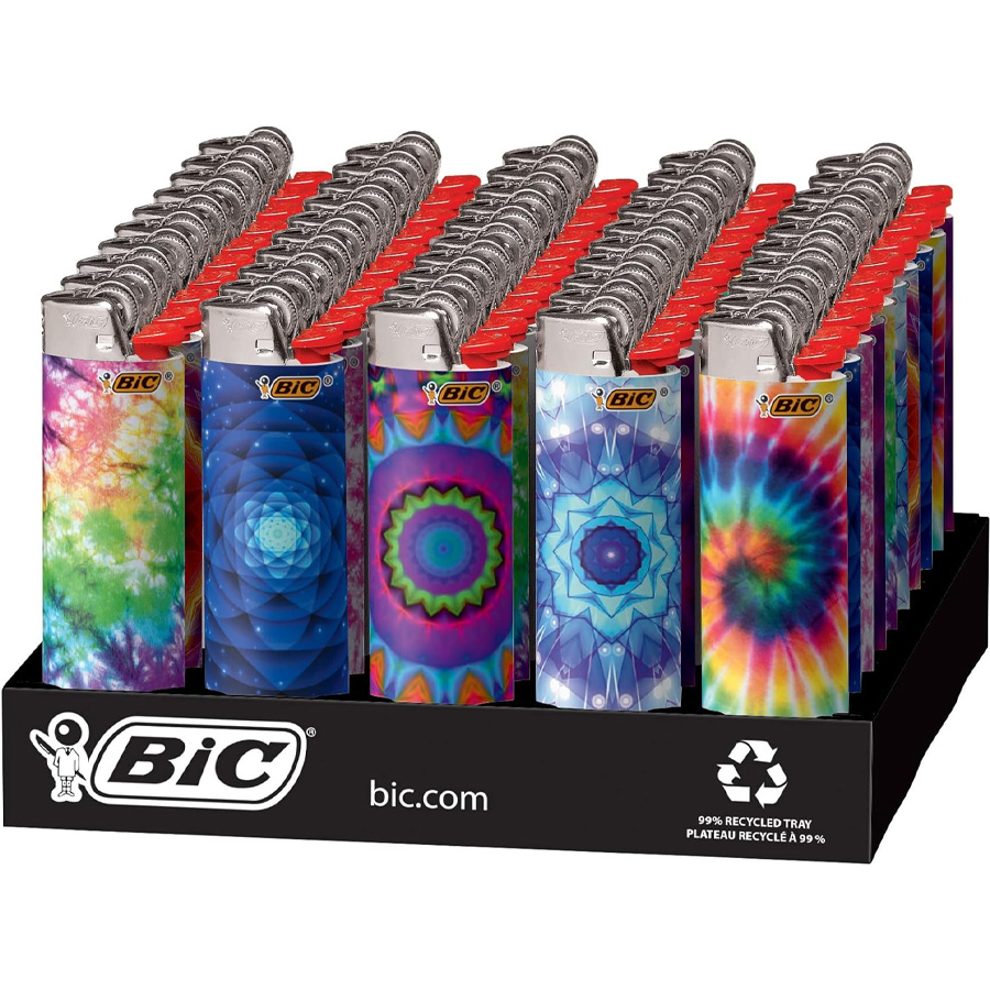 BIC DISPOSABLE LIGHTERS 1 CT PSYCHEDELIC PATTERNS