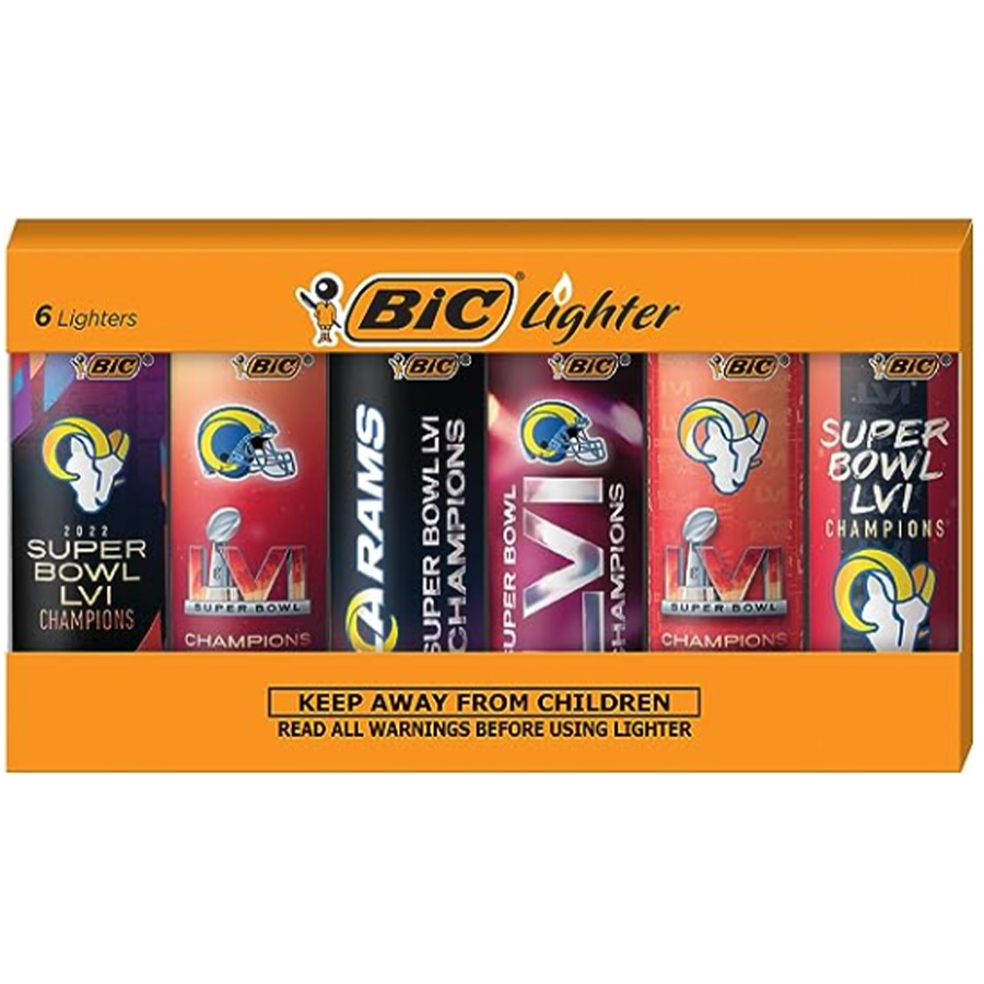 BIC DISPOSABLE LIGHTERS 1 CT SUPER BOWL