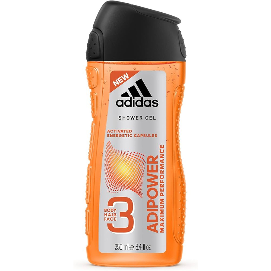 ADIDAS SHAMPOO 250 ML 3 IN 1 ADIPOWER