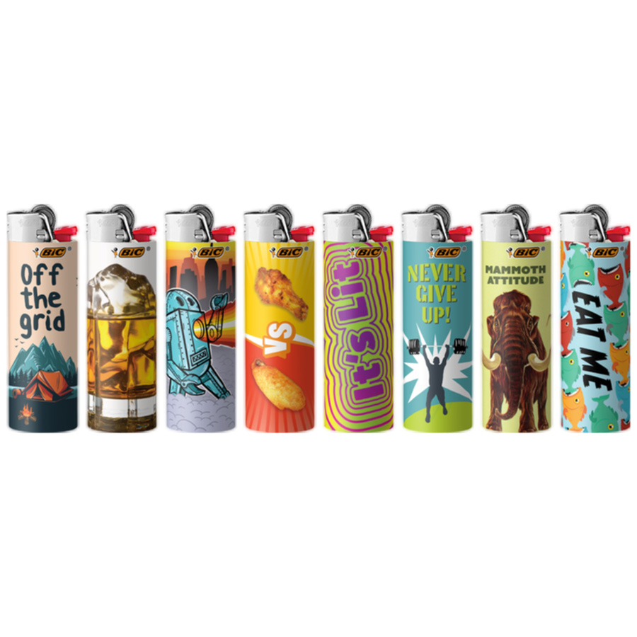 BIC DISPOSABLE LIGHTERS 1CT GOOD VIBES