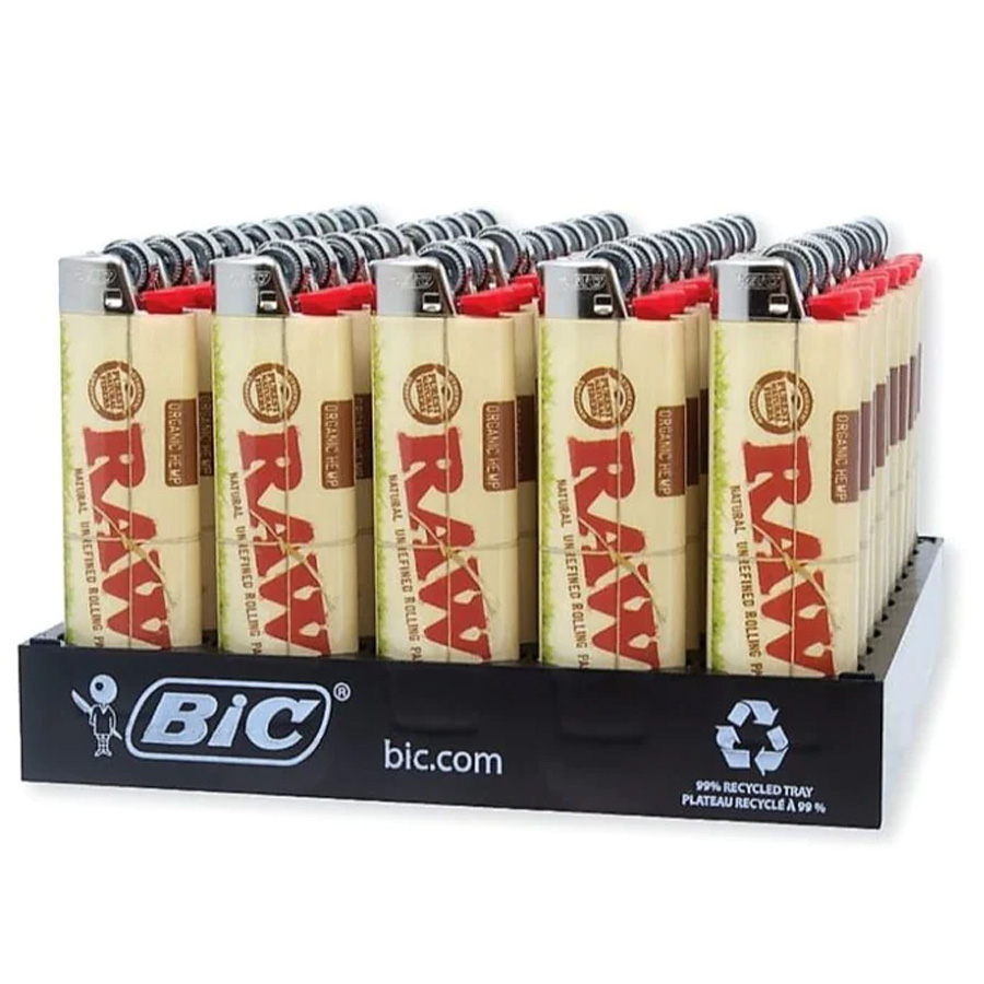 BIC LIGHTER 50 CT RAW ORGANIC HEMP