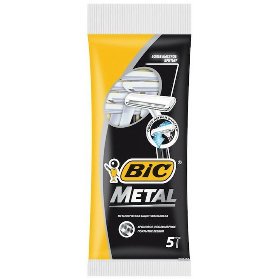 BIC RAZOR 5 PK METAL BLADES