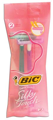 BIC RAZORS 2 PK SILKY TOUCH